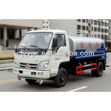 Superior FOTON carro de rega 5CBM vagão de água do tanque de água à venda